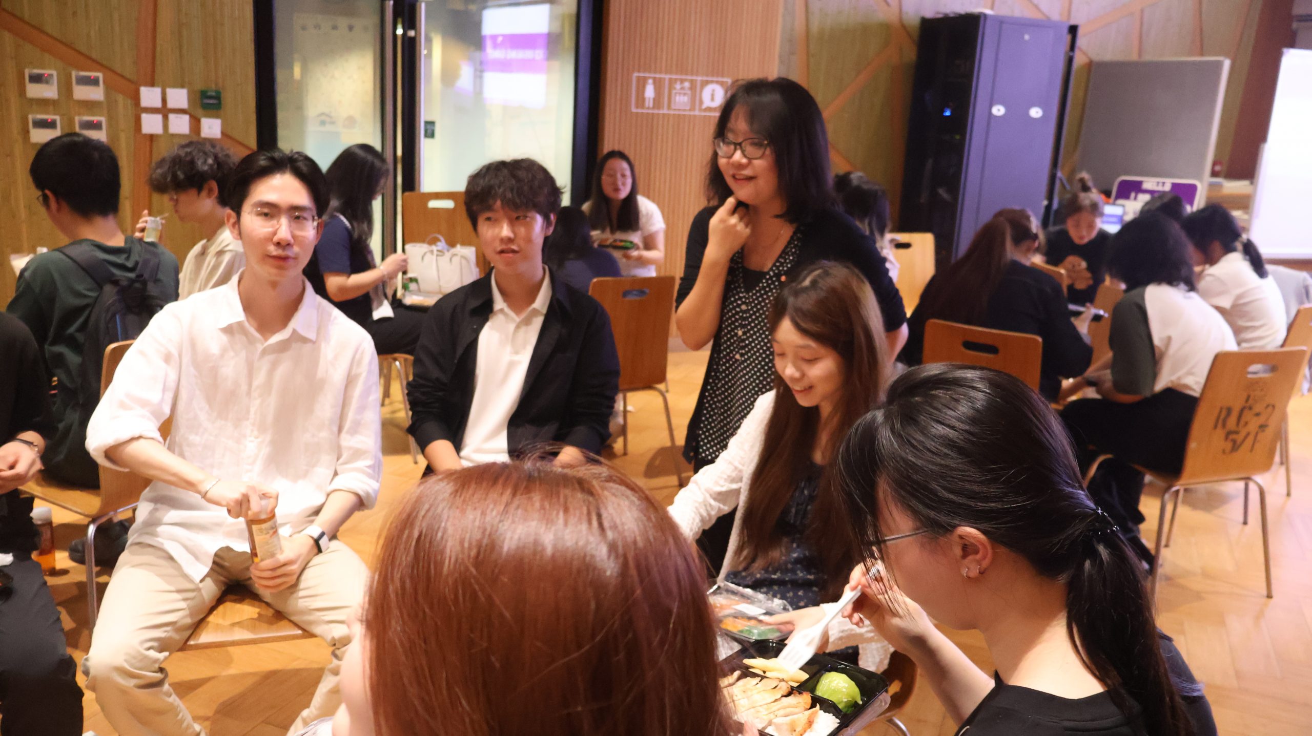 Dining and Mingling