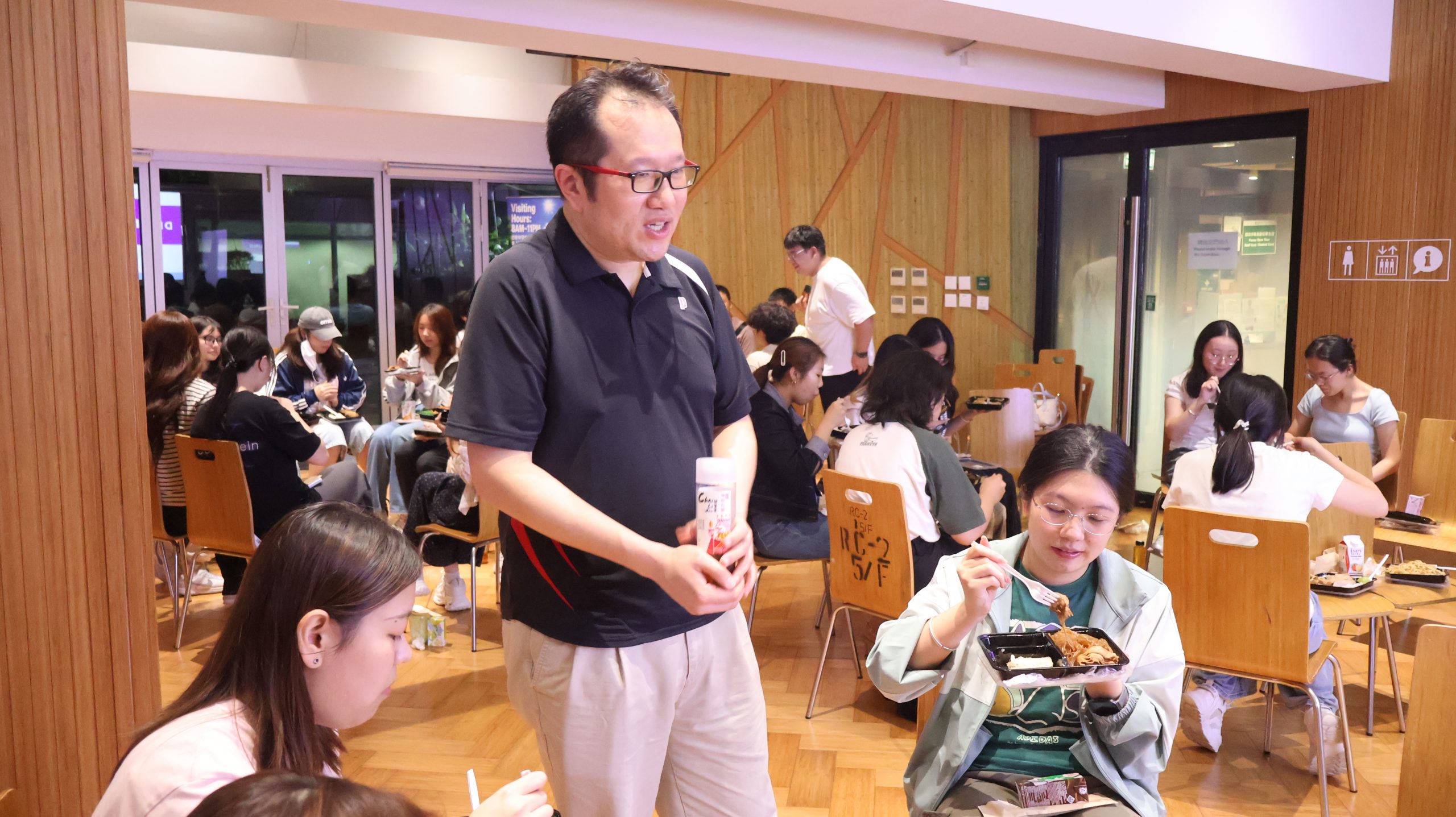 Dining and Mingling